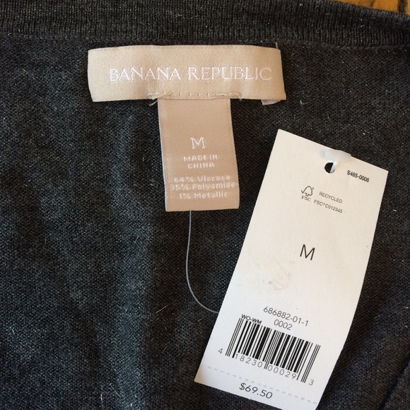 Banana Republic V-Neck NWT - Picture 3 of 8